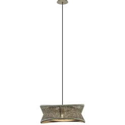Outdoor hanglamp groot 60 cm donker beige