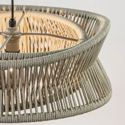 Outdoor hanglamp groot 60 cm donker beige