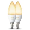 Philips Hue 4w e14 kaars 2-pack white ambiance