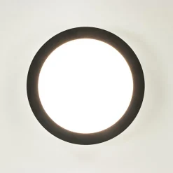 Plafondlamp Anne 26cm zwart 3-switchdim