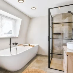 Plafondlamp Anne 17cm zwart 3-switchdim