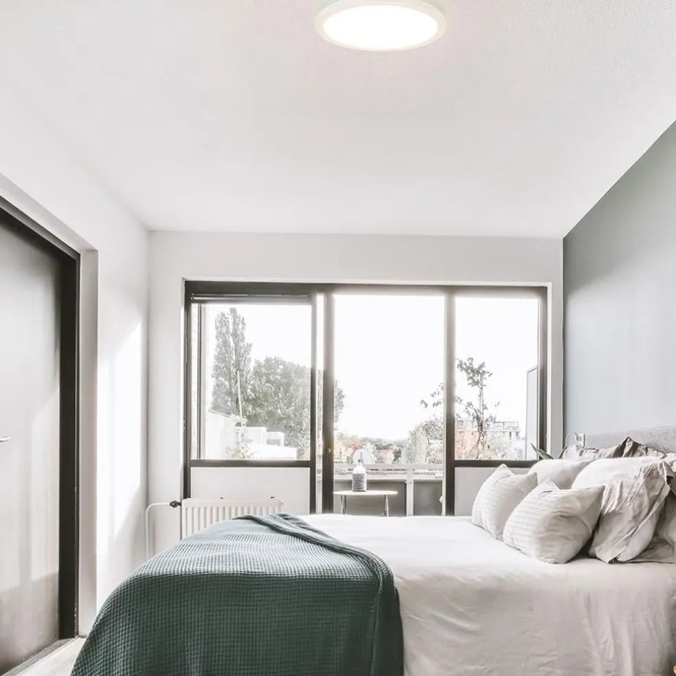 Plafondlamp Anne rond 40 wit 3-switchdim