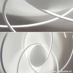 Plafondlamp bogen speels wit 80cm