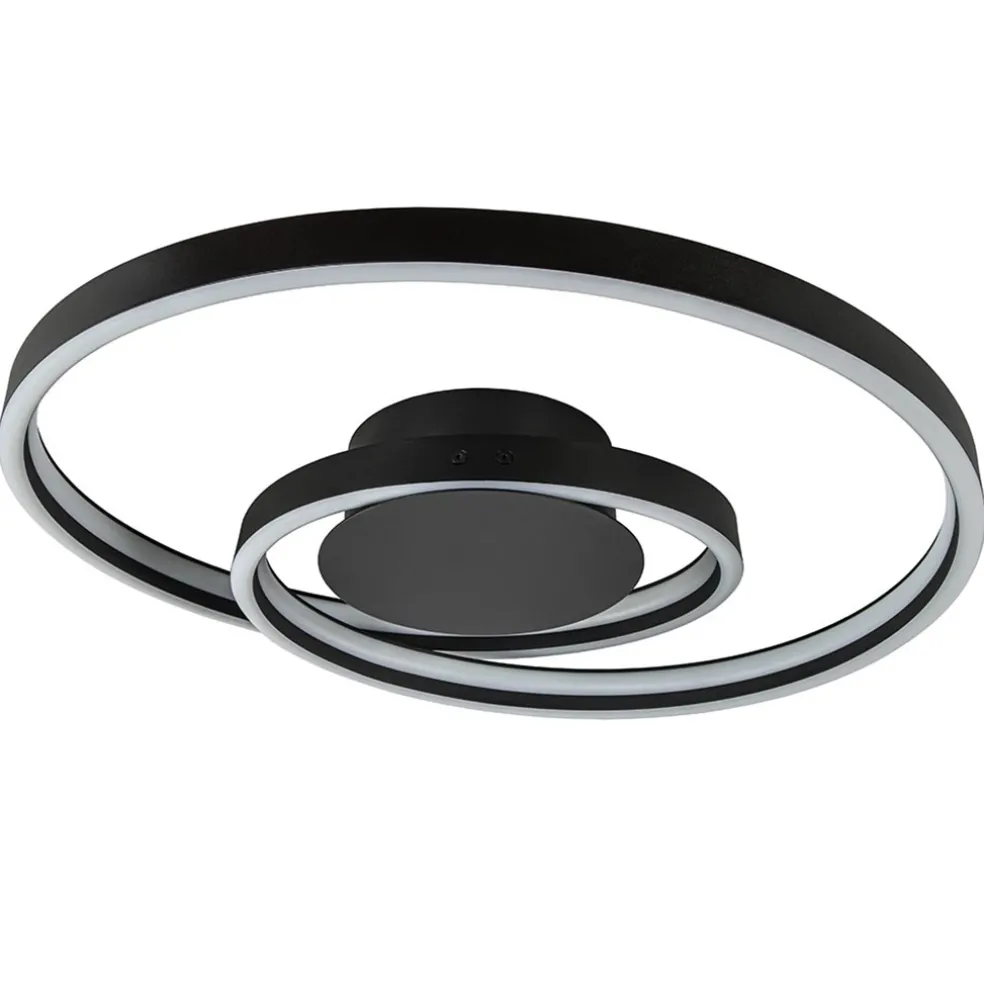 Plafondlamp Cinque-Ciola zwart dim-to-warm