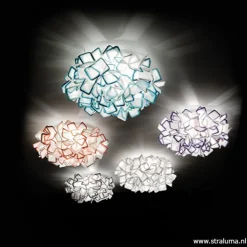 Plafondlamp Clizia 78cm zwart