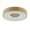 Plafondlamp Coin 38 hout + remote CCT
