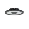 **Plafondlamp disc 26cm zwart 3-step dim