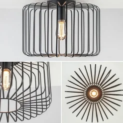 Plafondlamp draad cilinder 40cm