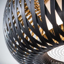 Plafondlamp Kalatos zwart/goud