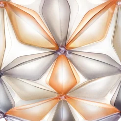 Plafondlamp La Vie amber 36cm