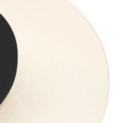 Plafondlamp Lido zwart 36cm indirect