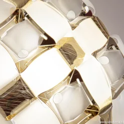 Plafondlamp Mida gold 32cm