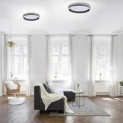 Plafondlamp Q-Vito 40 zwart smart+remote