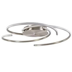 Plafondlamp Reverso nikkel 3-switchdim