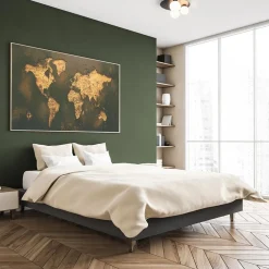 Plafondlamp zwart met 3 witte bollen