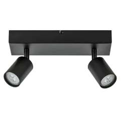 Plafondspot Bounce 2L balk zwart