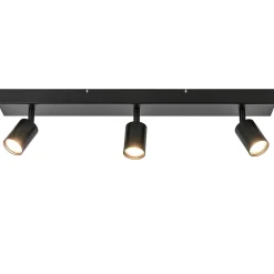 Plafondspot Bounce 3L balk zwart