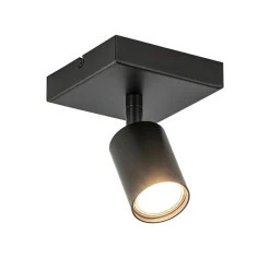 Plafondspot Bounce 1L zwart