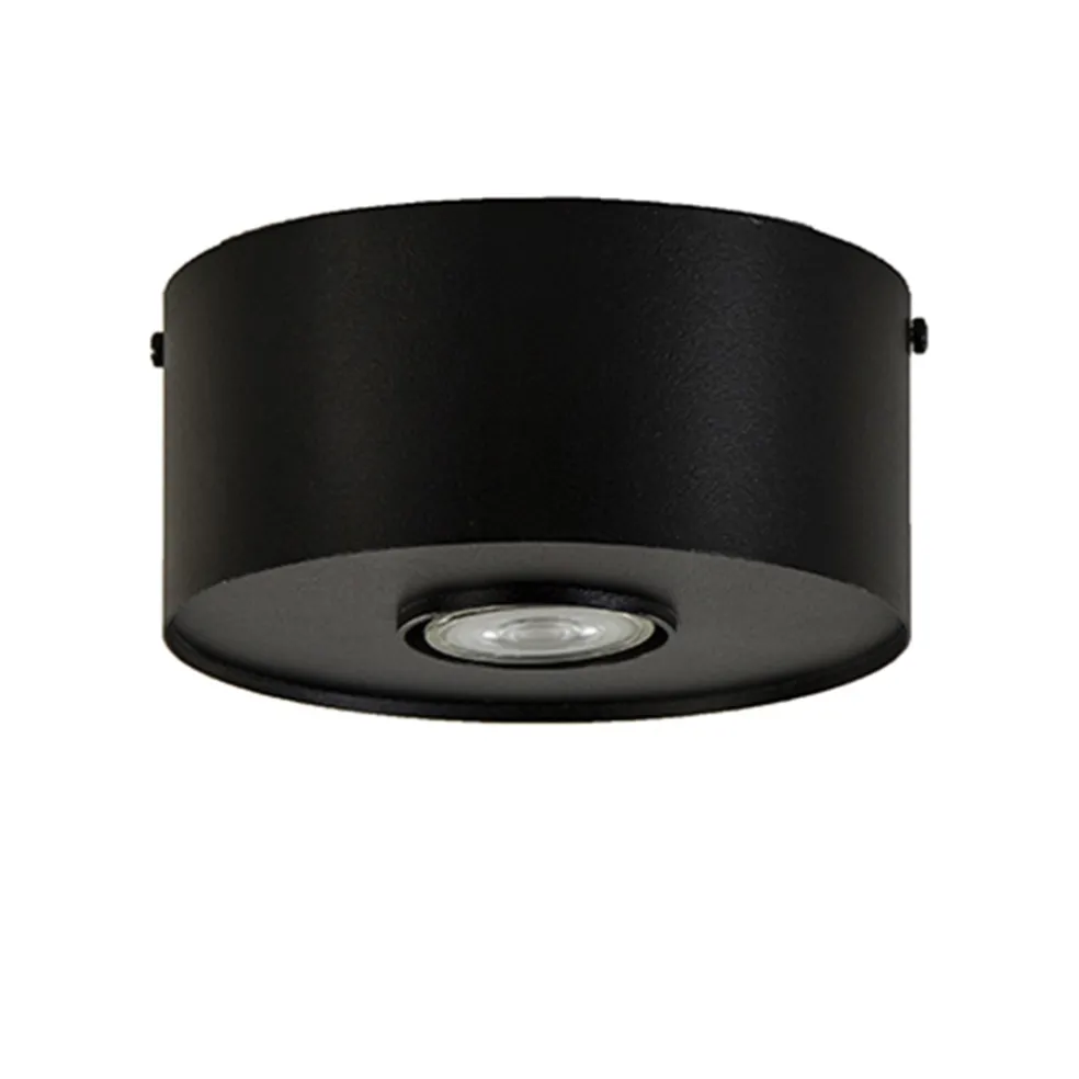 Plafondspot cilinder plat gu10