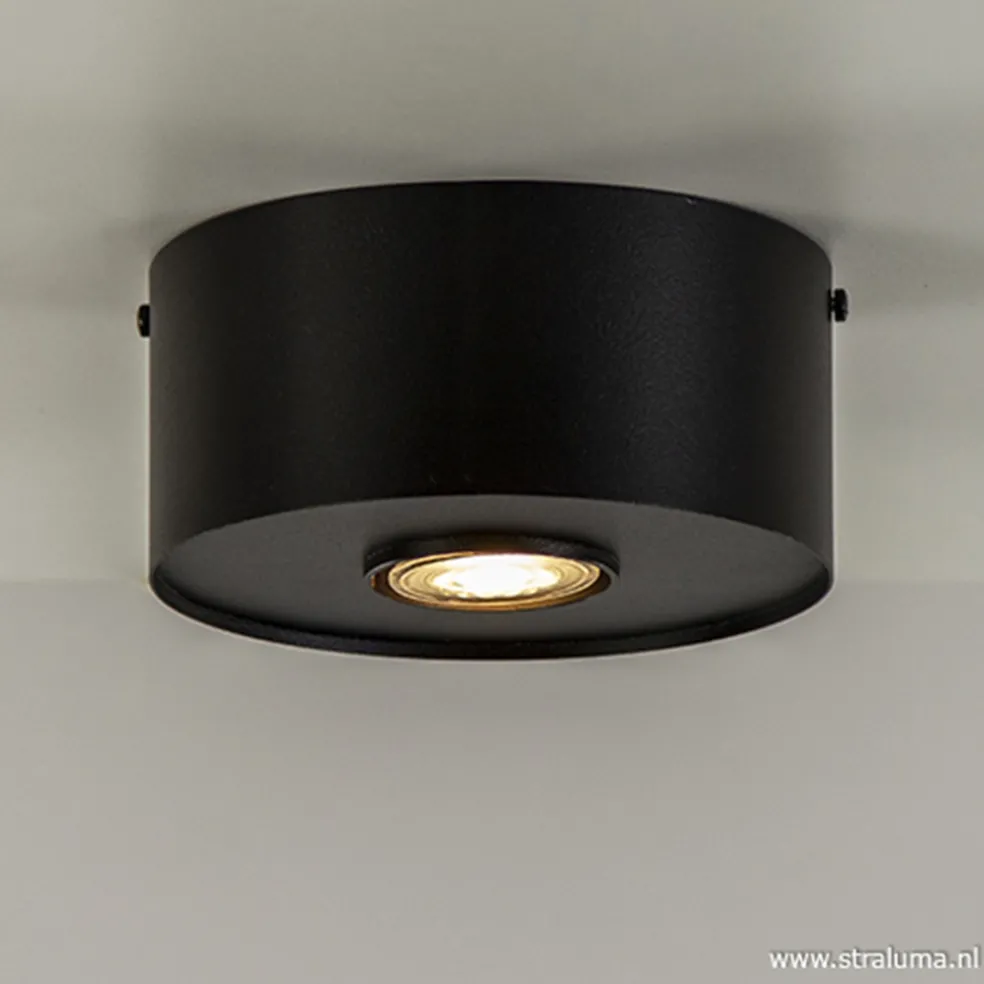 Plafondspot cilinder plat gu10