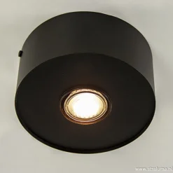 Plafondspot cilinder plat gu10