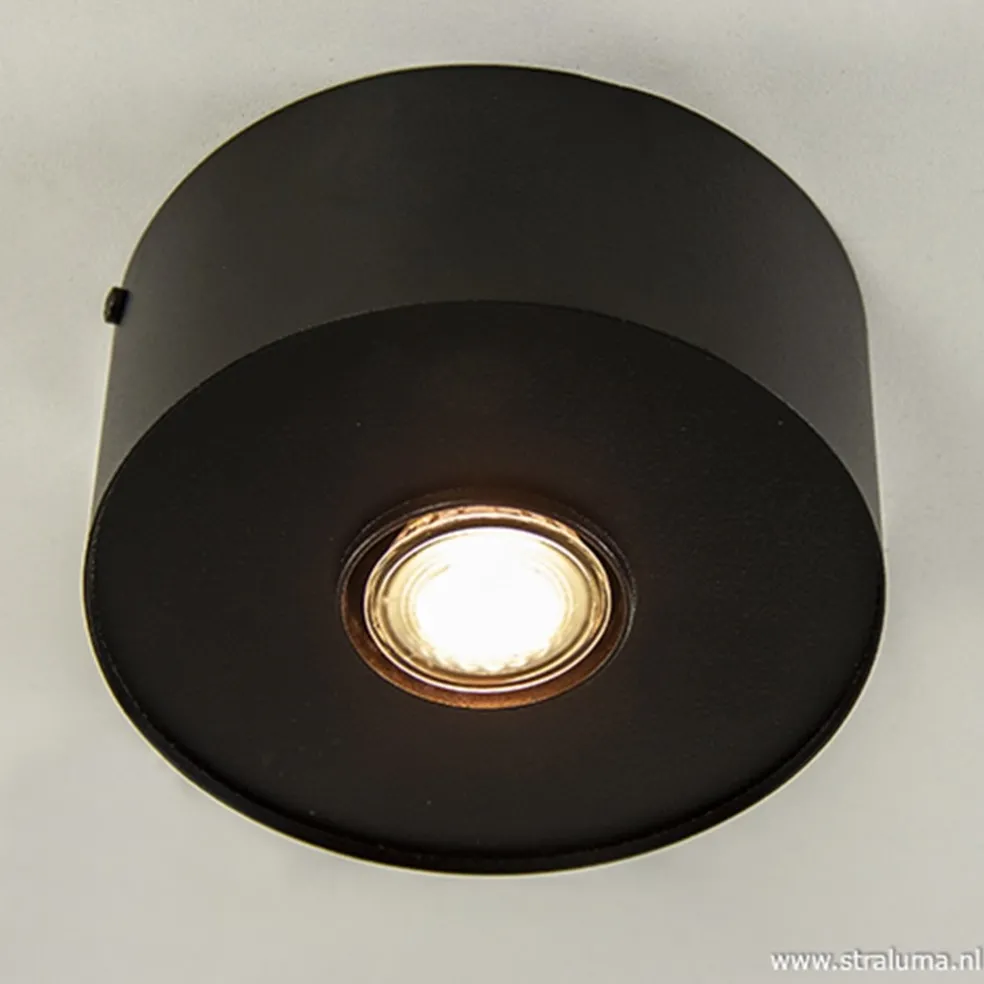 Plafondspot cilinder plat gu10