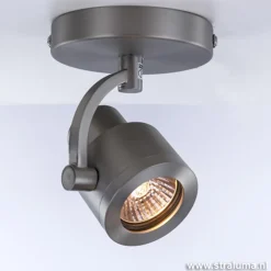 Plafondspot enkel alu mat gu10