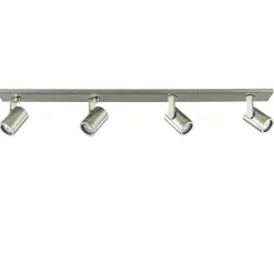 Plafondspot Halo 4L balk rvs gu10