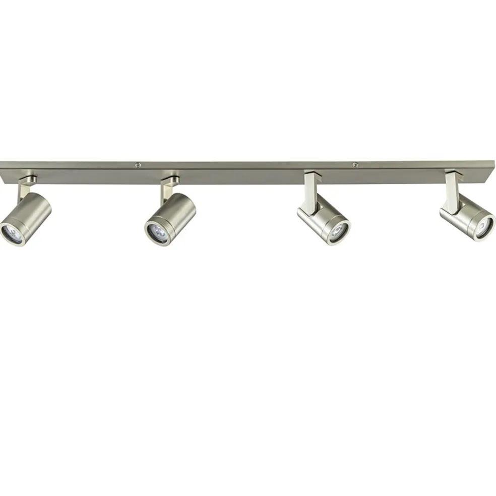 Plafondspot Halo 4L balk rvs gu10