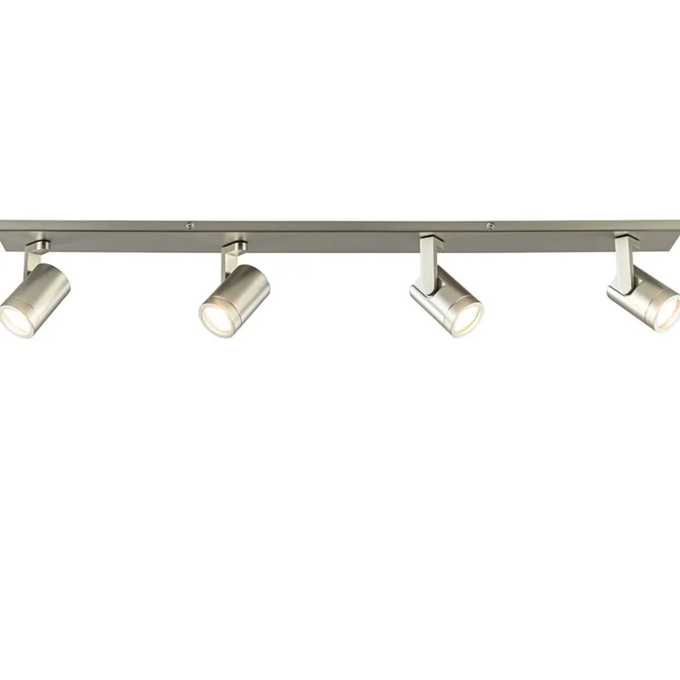 Plafondspot Halo 4L balk rvs gu10