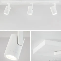 Plafondspot Halo 3L balk wit