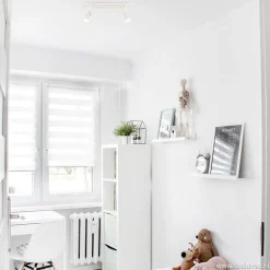 Plafondspot Halo 2L op balk wit