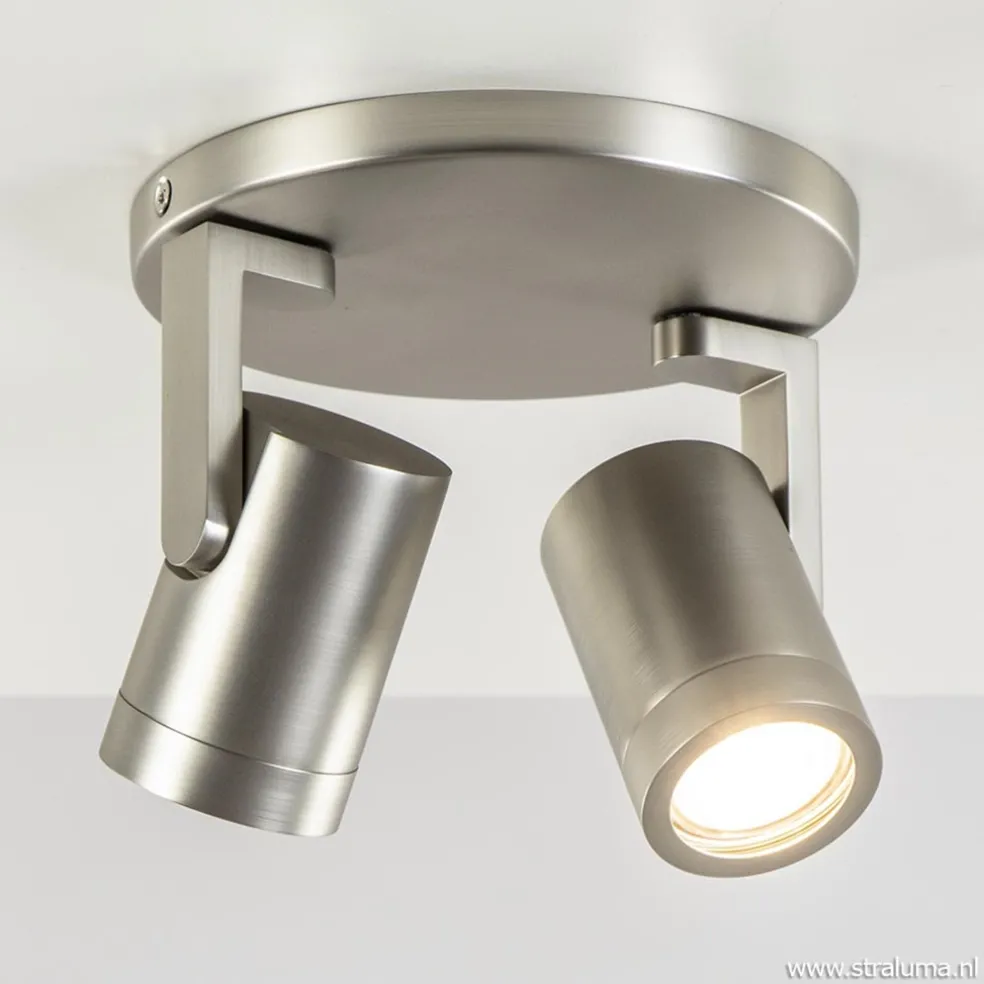 Plafondspot Halo 2L rond rvs