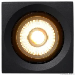 Plafondspot kubus zwart gu10-111 dtw