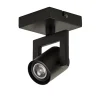 Plafondspot 1L zwart incl.gu10
