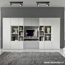 Plafondspot mat zwart balk 2-lichts gu10