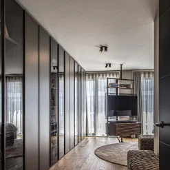 Plafondspot Oliver 2L rond zwart gu10