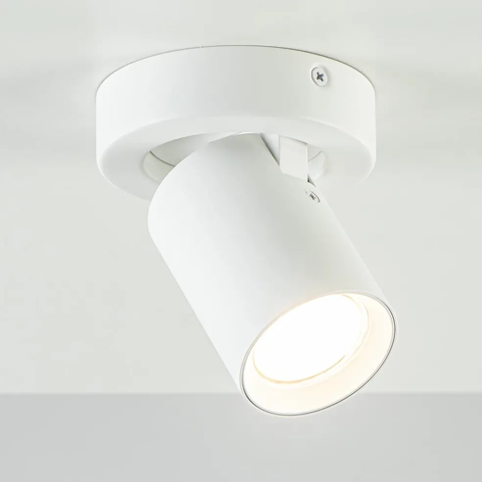 Plafondspot Oliver 1L tube wit gu10