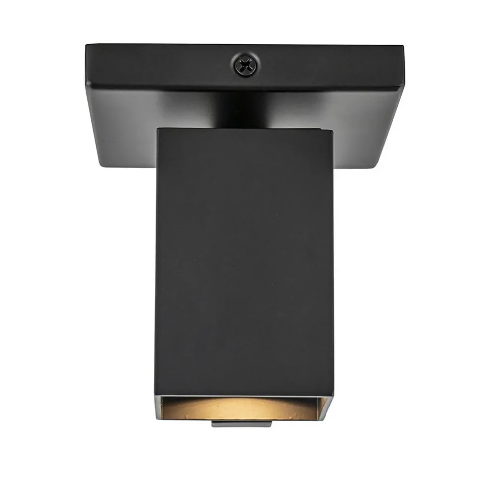 Plafondspot Oslo 1L zwart gu10