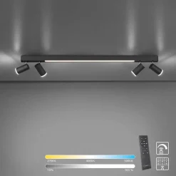 Plafondspot Pure Lines antraciet smart