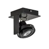 Plafondspot Quatro 1L zwart incl.gu10