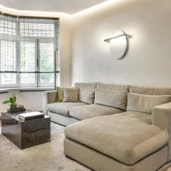 Plafond/wandl. Essenza silver powd/iron