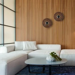 Plafond/wandlamp Saturn 42cm zwart