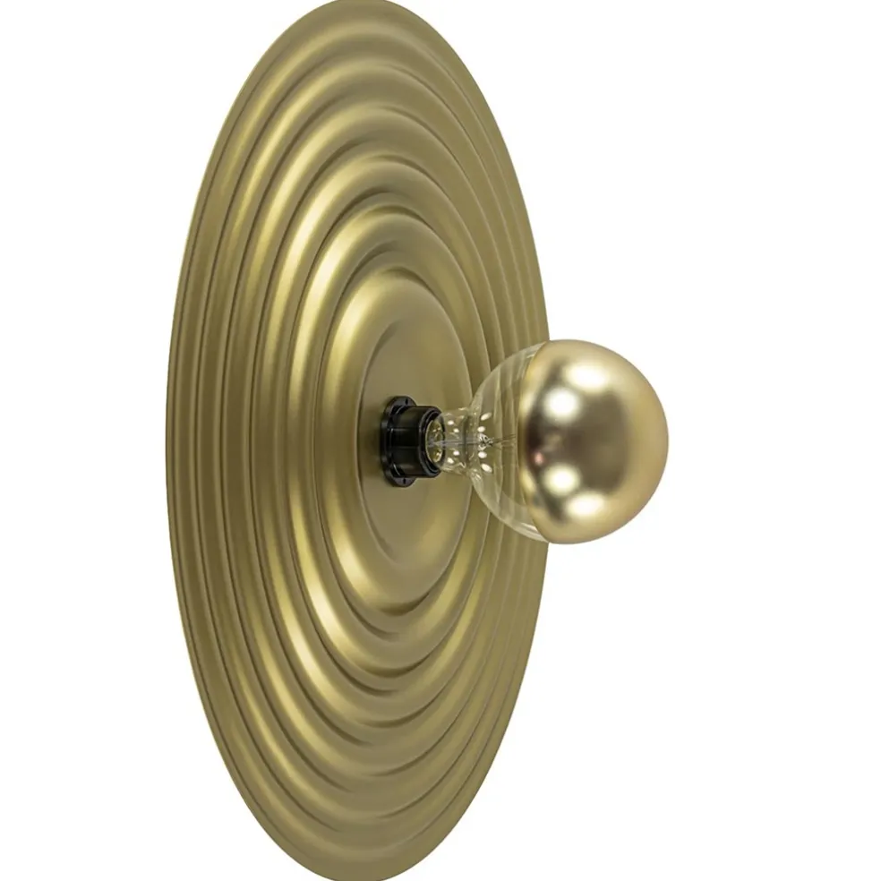 Plafond/wandlamp Saturn 56cm matgoud