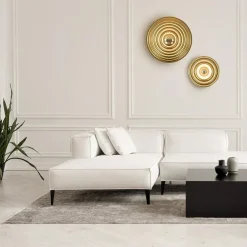 Plafond/wandlamp Saturn 56cm matgoud