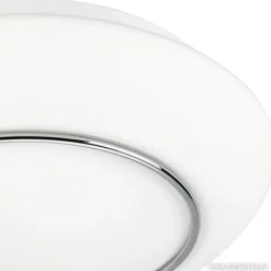 Plafonniere Tornado chroom/wit 38cm IP44