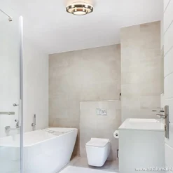 Plafonnière Master 335 nikkel IP44