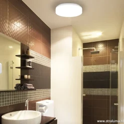 Plafonnière wit 27cm led 3000k IP44