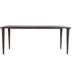 Rechthoekige eettafel Jiska bruin mangohout 250x100 cm