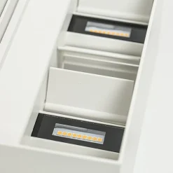 Rechthoekige LED buitenlamp wit verstelbaar